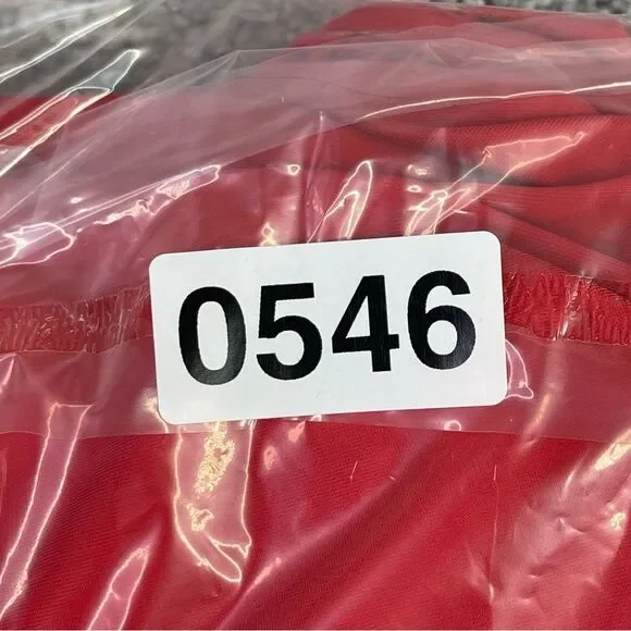 J. Crew Ruched Bandeau One-Piece Swimsuit Women’s 22 Red Strapless Full Coverage - Picture 10 of 10